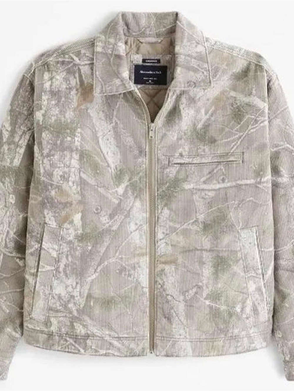 Cropped Zip Workwear Jacket